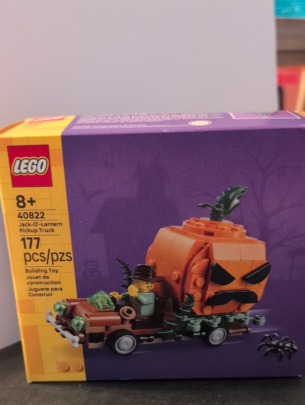 Lego Jack-O'-Lantern Pickup Truck Toy